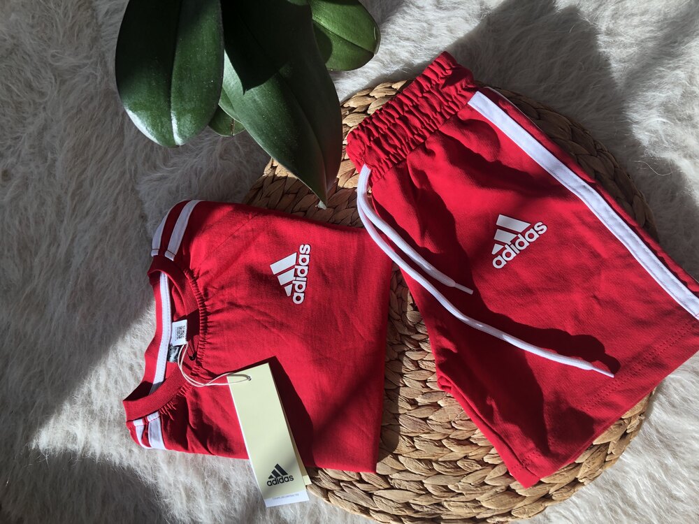 unisex Adidas şortlu takım