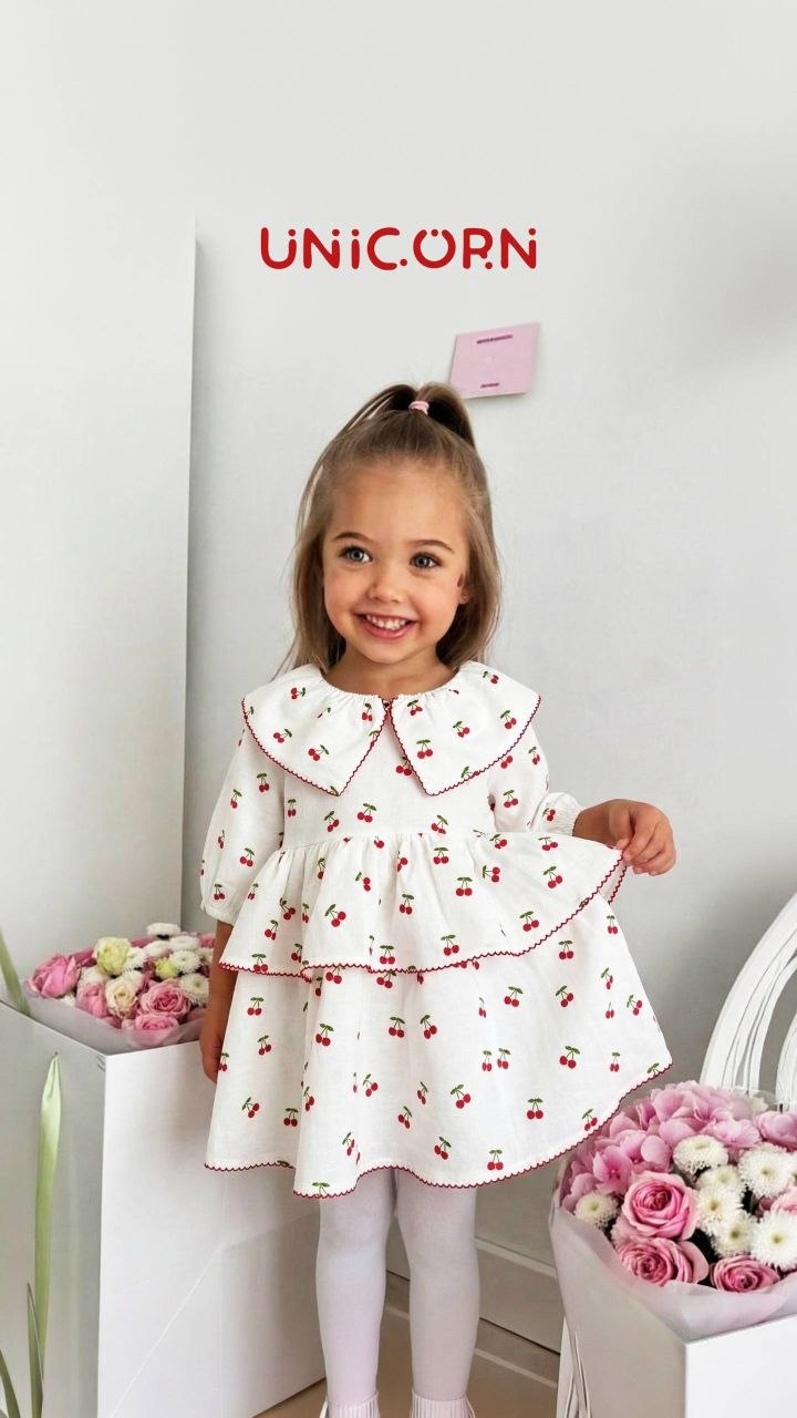Kirazlı pinterest model elbise