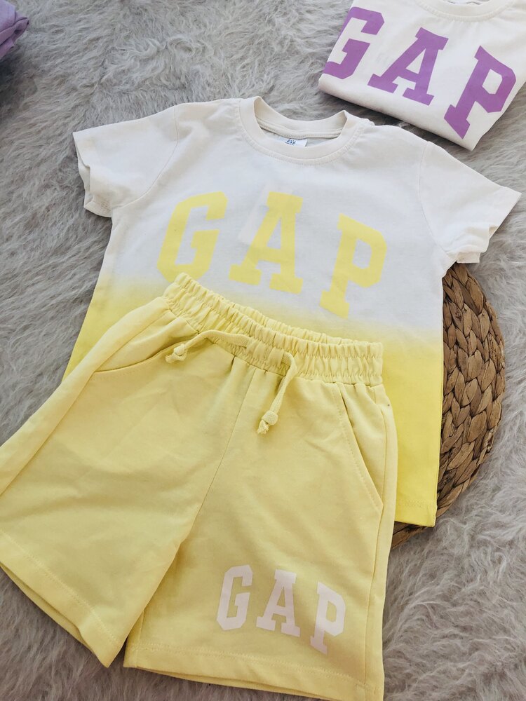 Gap sarı takım unisex 