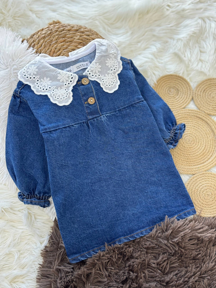 Zara Denim elbise / Mavi 