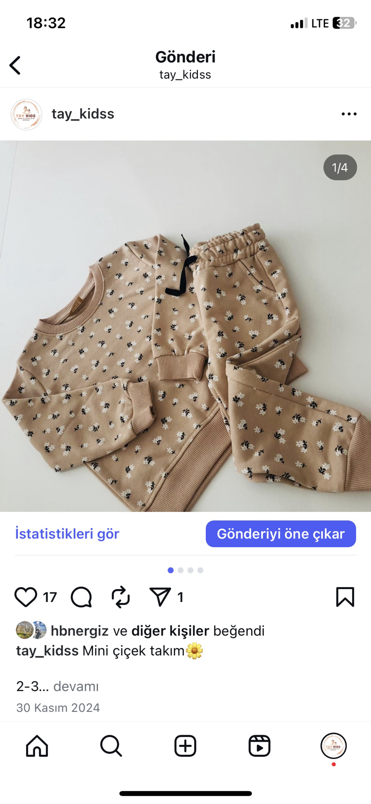 Mini Çiçek takım