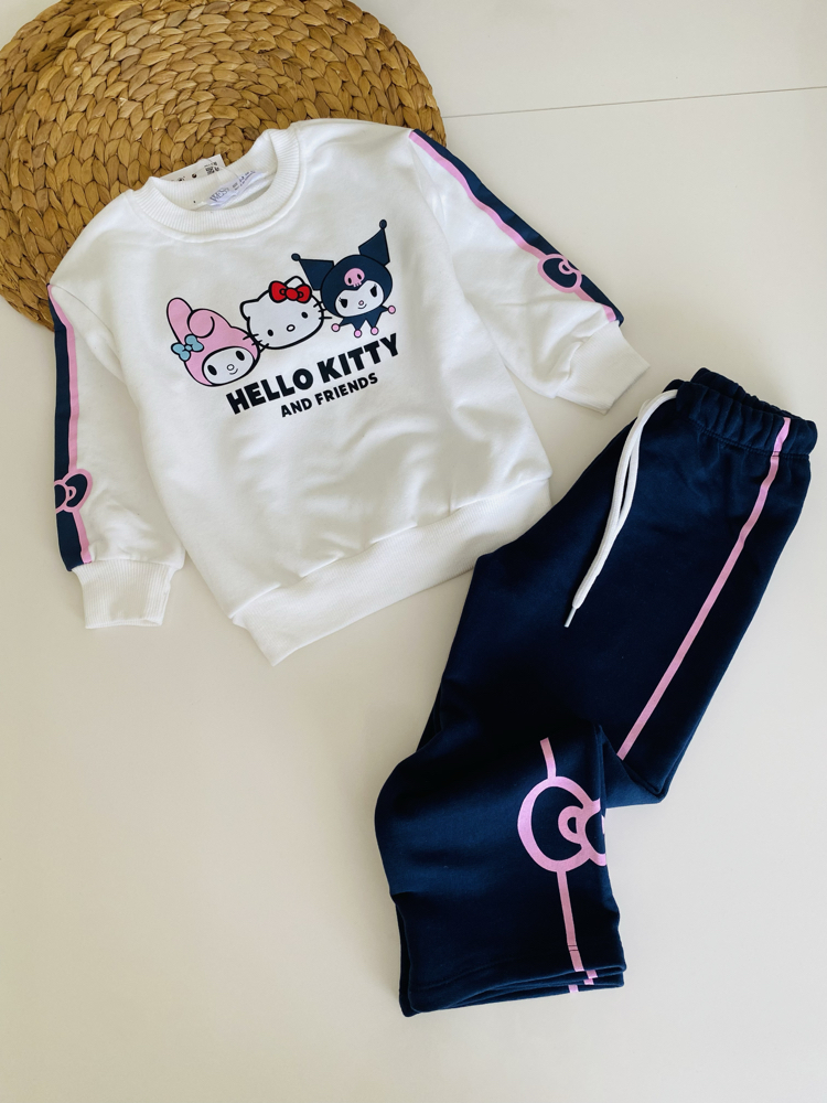 Kız çocuk karakter takım Kuromi/ Hello kitty