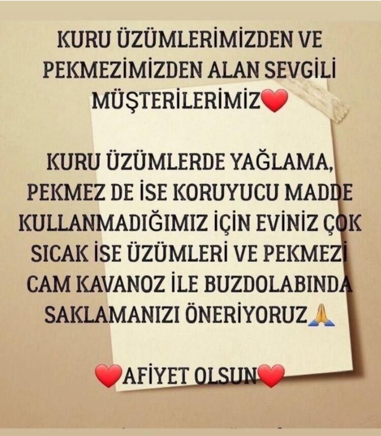 Sultaniye Çekirdeksiz  Sari Üzüm (1 kg)