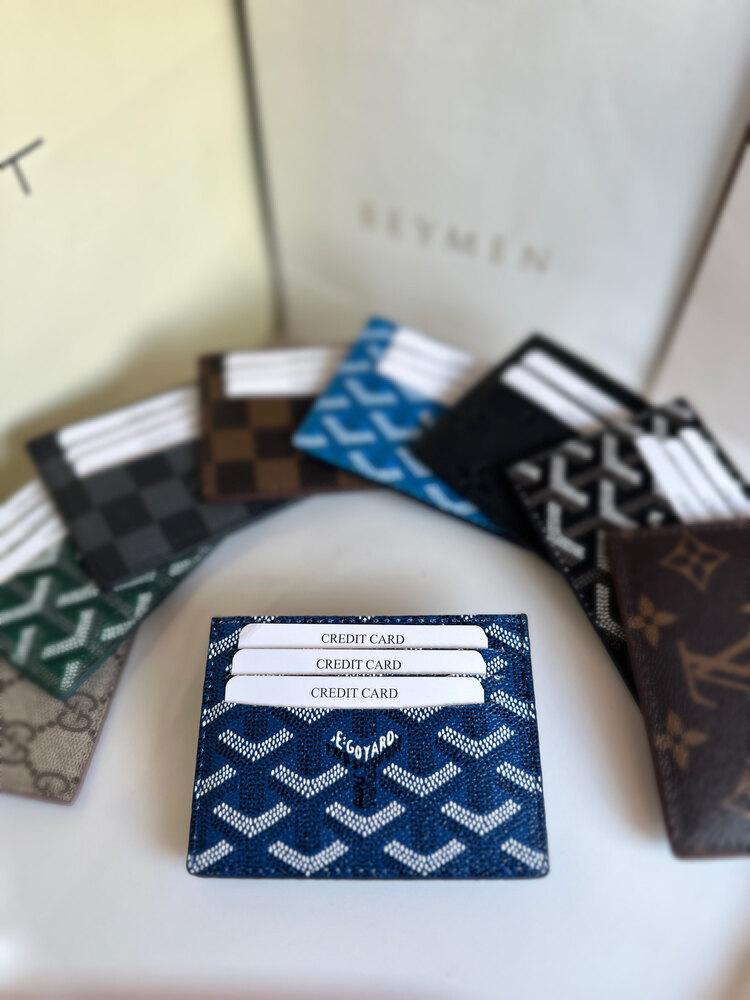 GOYARD kartlık lacivert