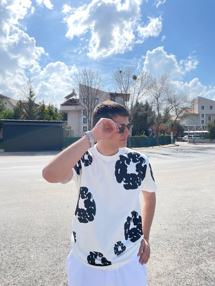 Denim Tears Beyaz T-Shirt