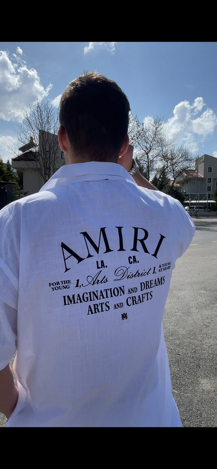 Amiri Beyaz Gömlek