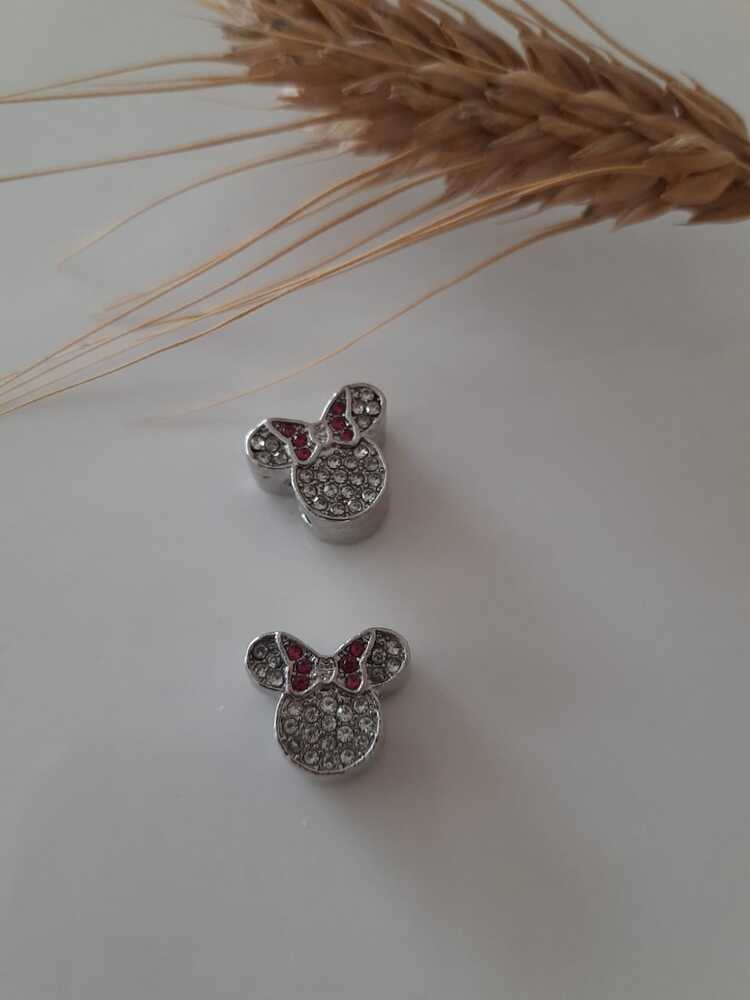 Mickey charm, Silver