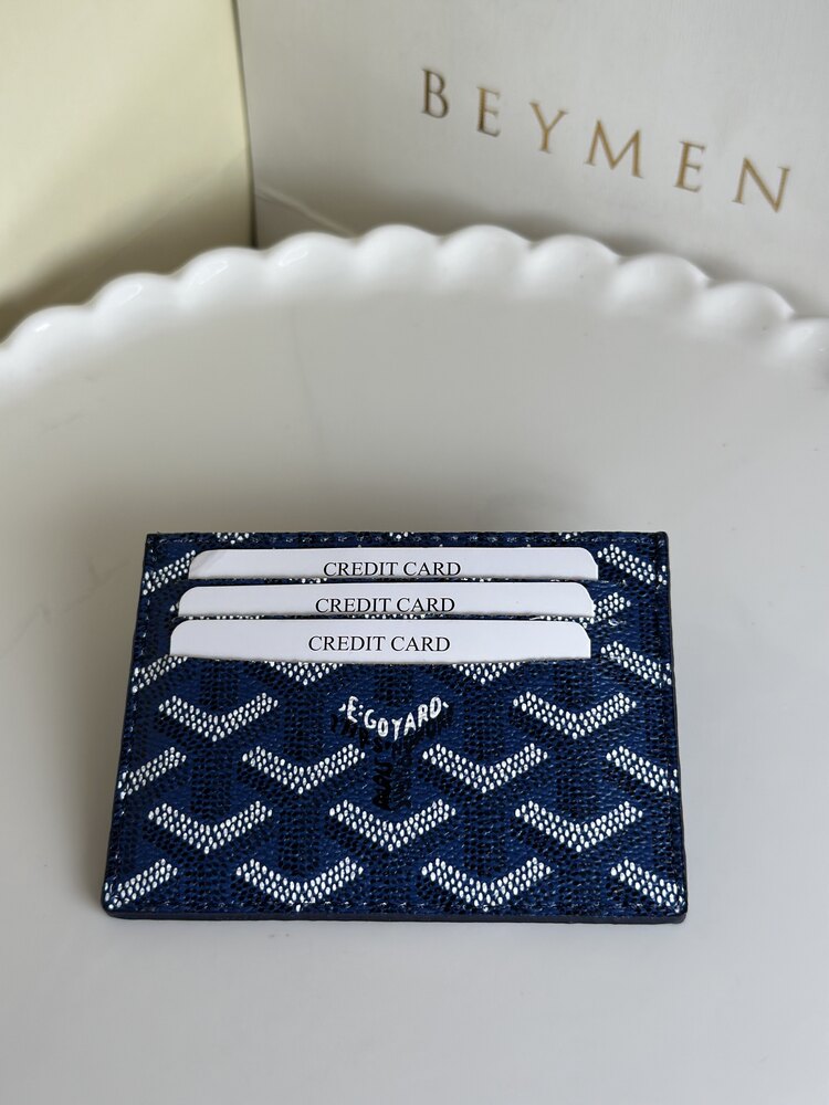 GOYARD kartlık lacivert
