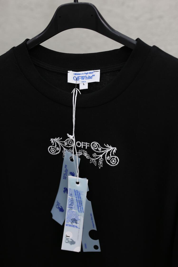 Off White Siyah T-Shirt