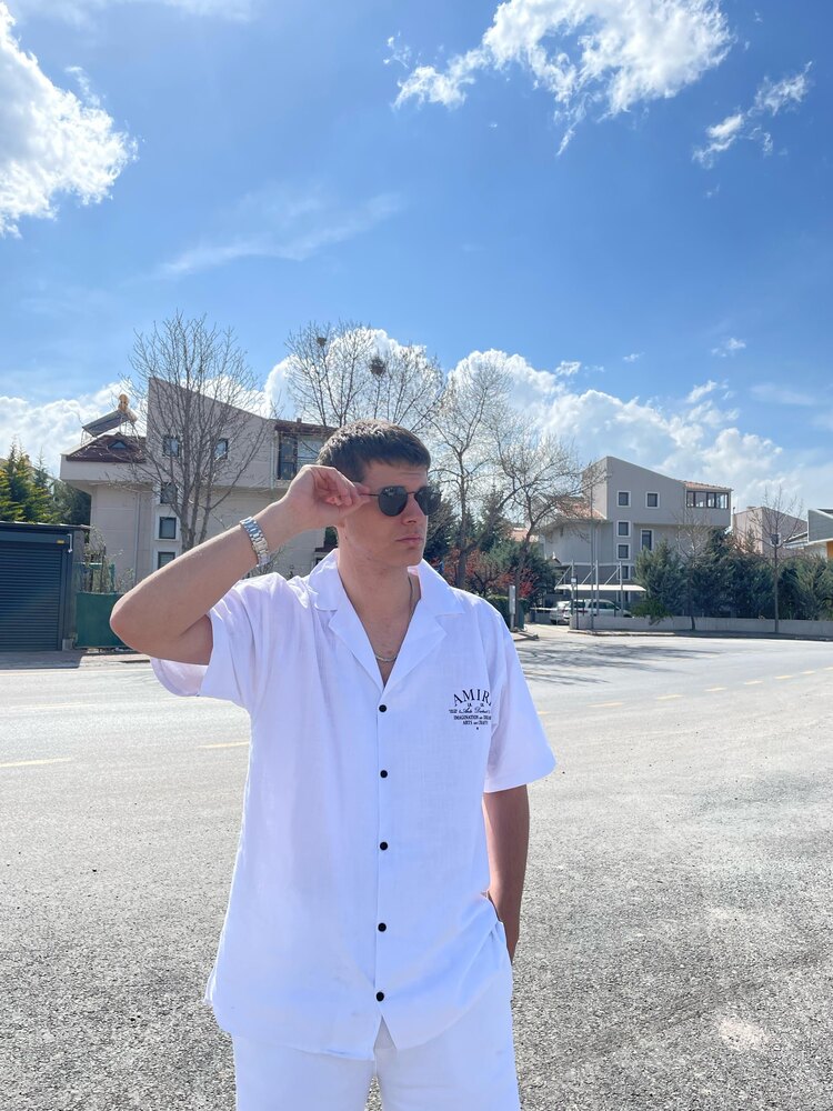 Amiri Beyaz Gömlek