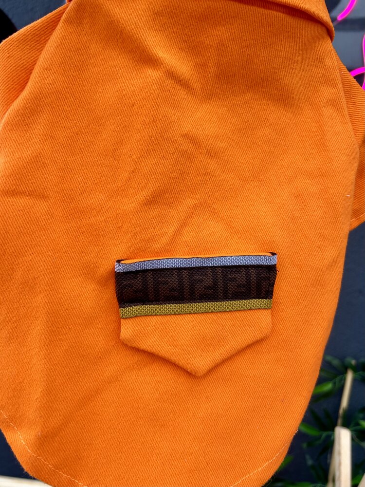 TURUNCU FENDI CEKET