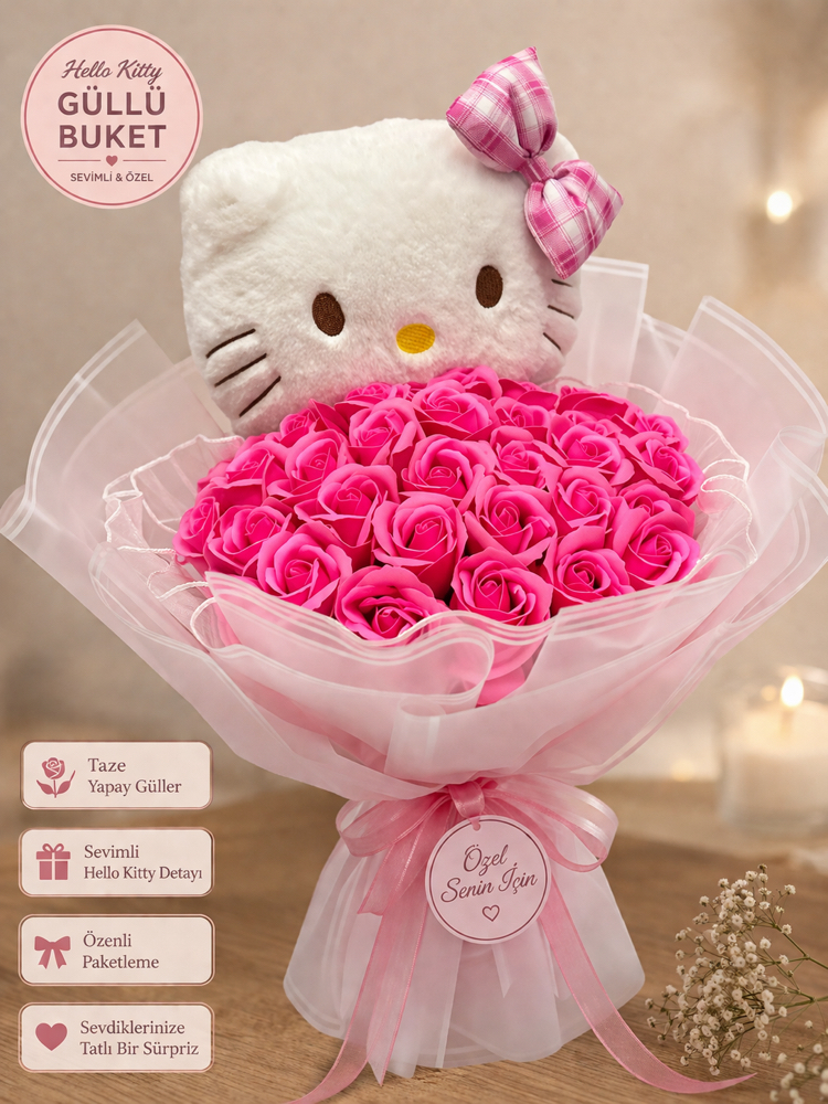 Hello kittyli buket
