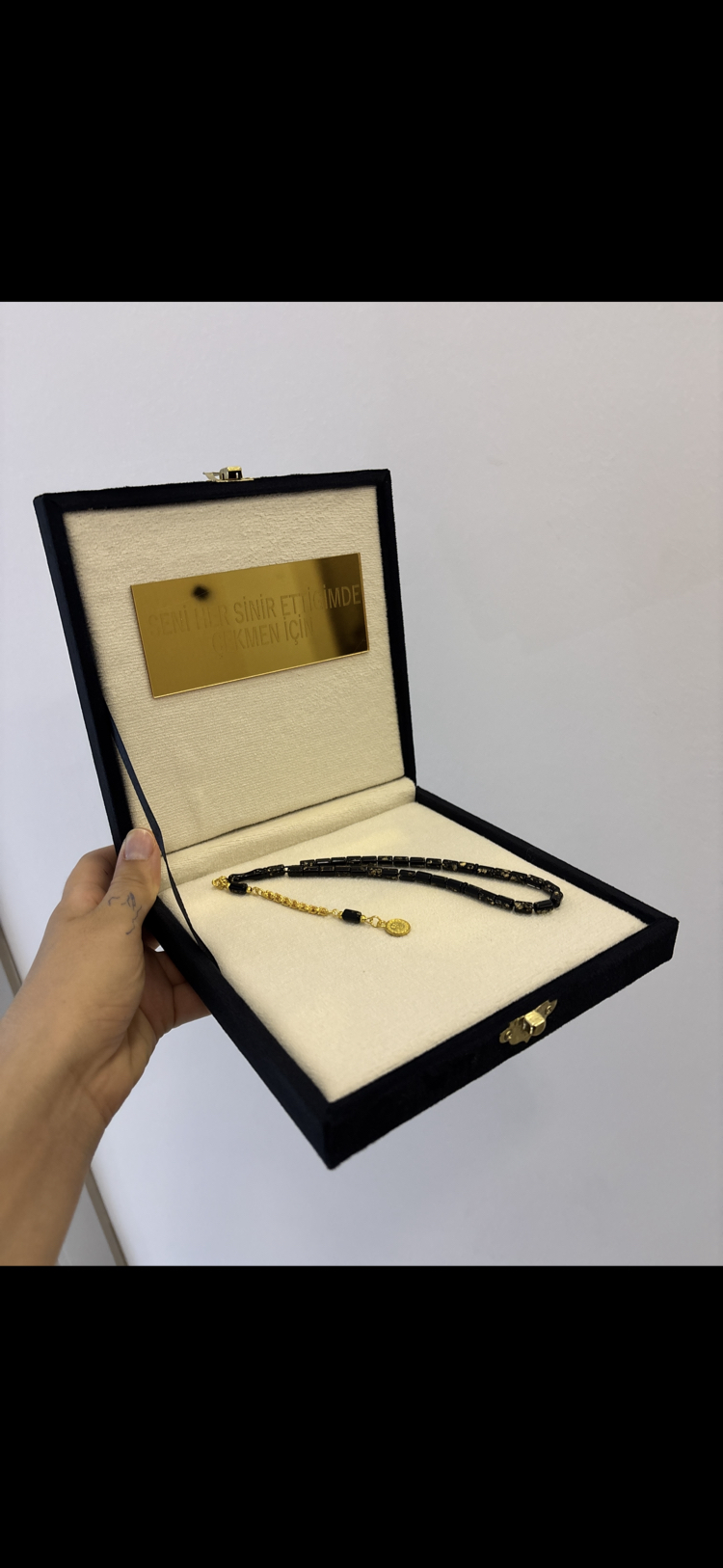 Kesme golden rosary set
