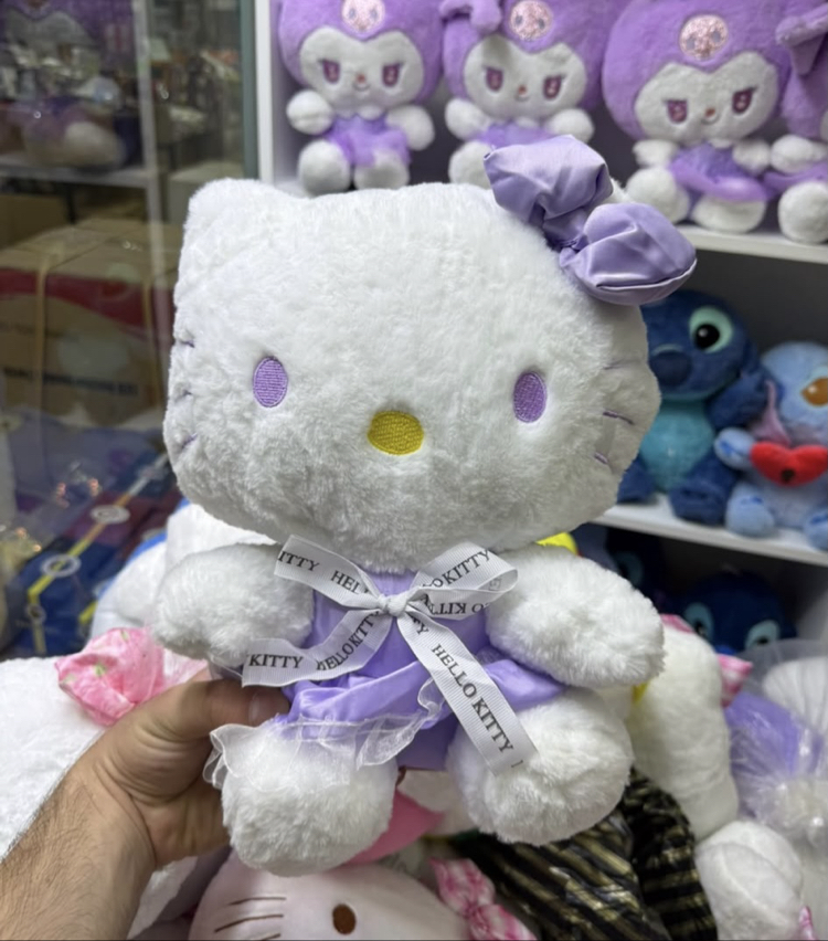 Mor Hello kitty peluş