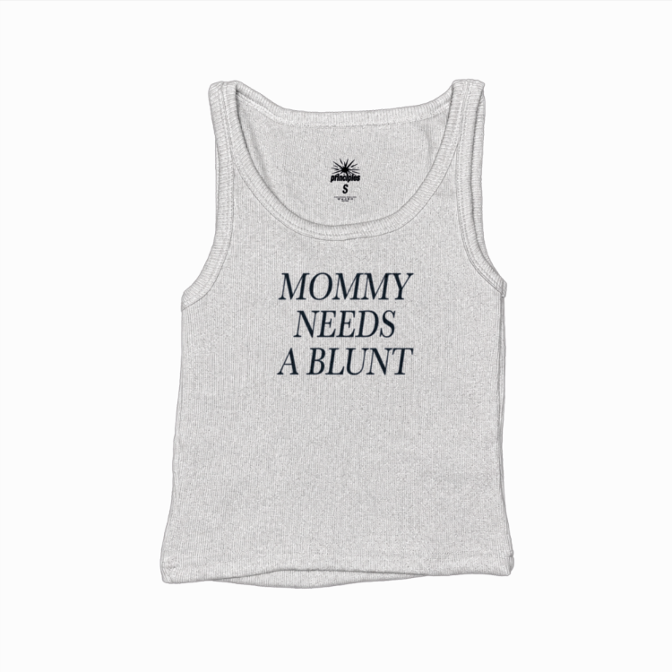 Mommy Needs A Blunt Fitilli Askılı Üst Atlet