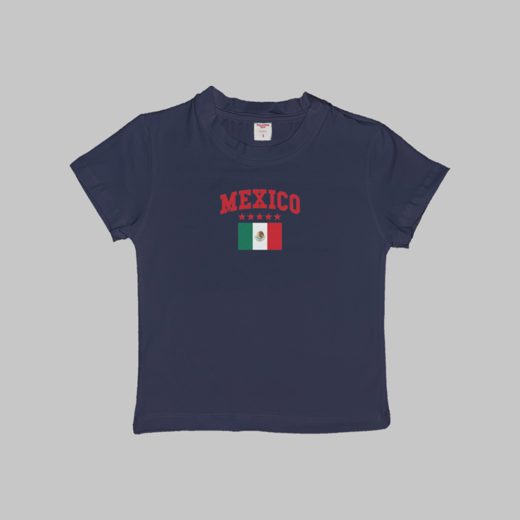 Mexico Flag Baby Tee