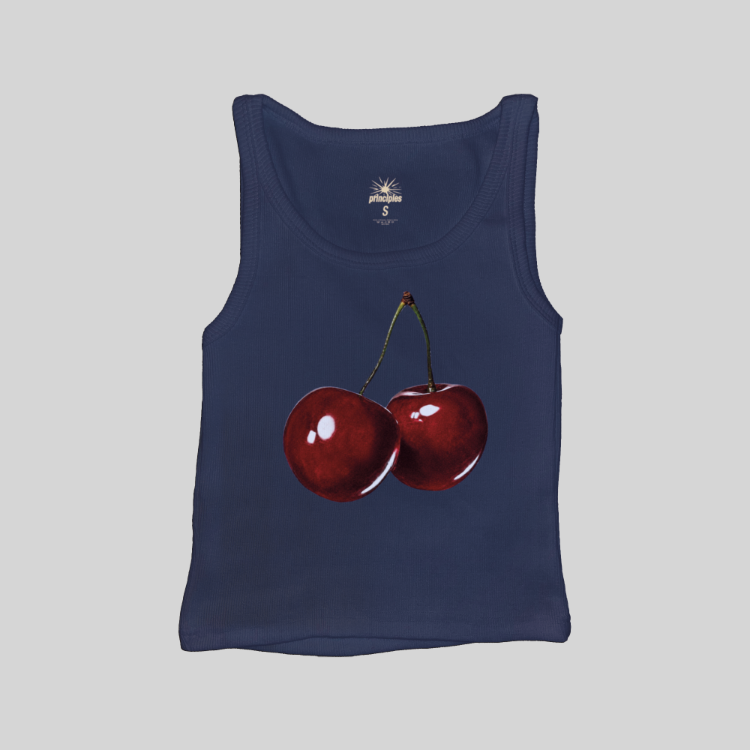 Cherries Fitilli Askılı Üst Atlet