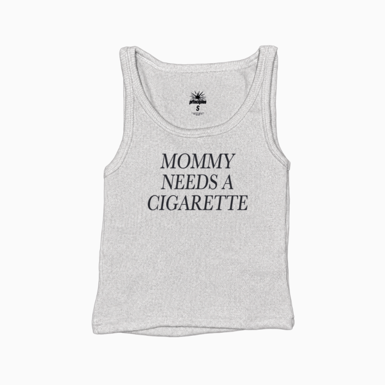 Mommy Needs A Cigarette Fitilli Askılı Üst Atlet
