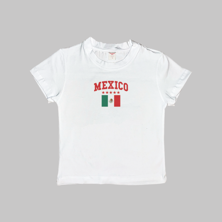 Mexico Flag Baby Tee
