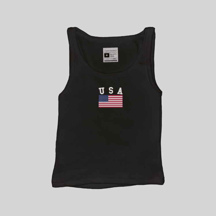 USA Fitilli Askılı Üst Atlet
