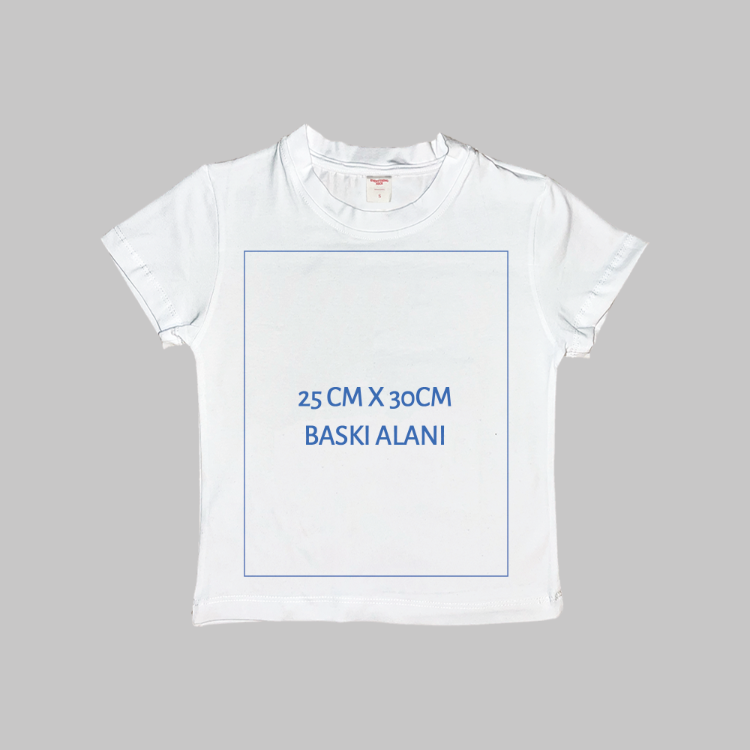 Kişiye Özel Baskı Baby Tee Crop Top Üst
