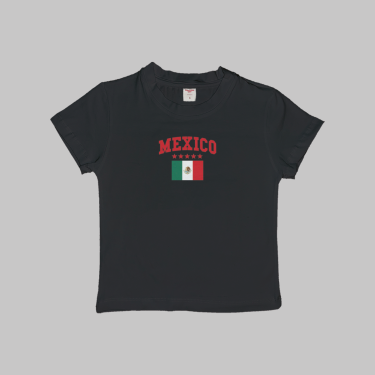 Mexico Flag Baby Tee
