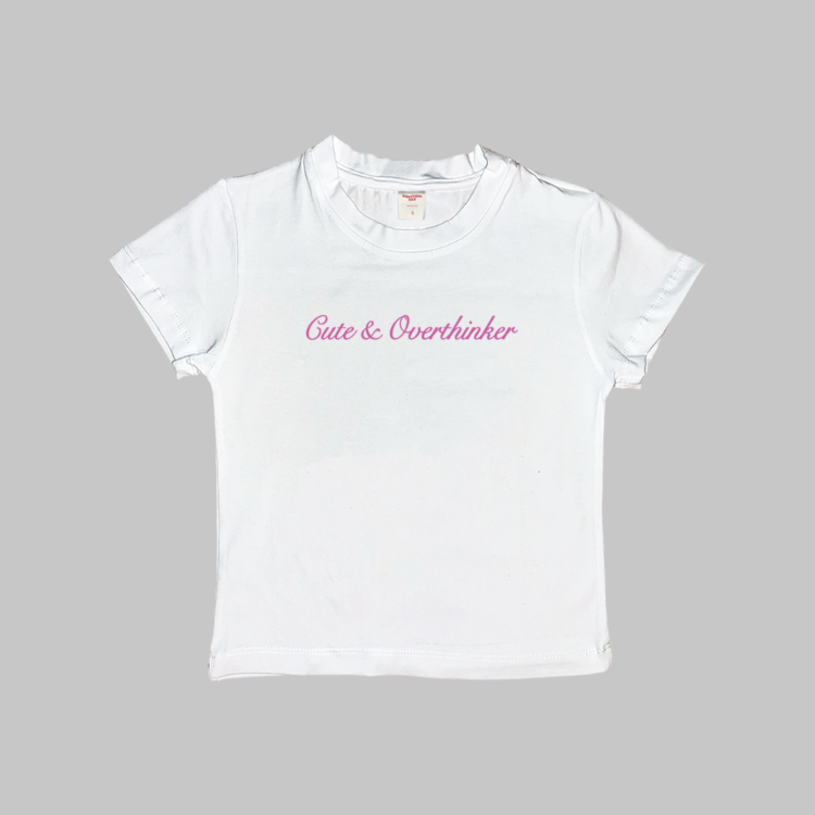 Cute & Overthinker Baby Tee