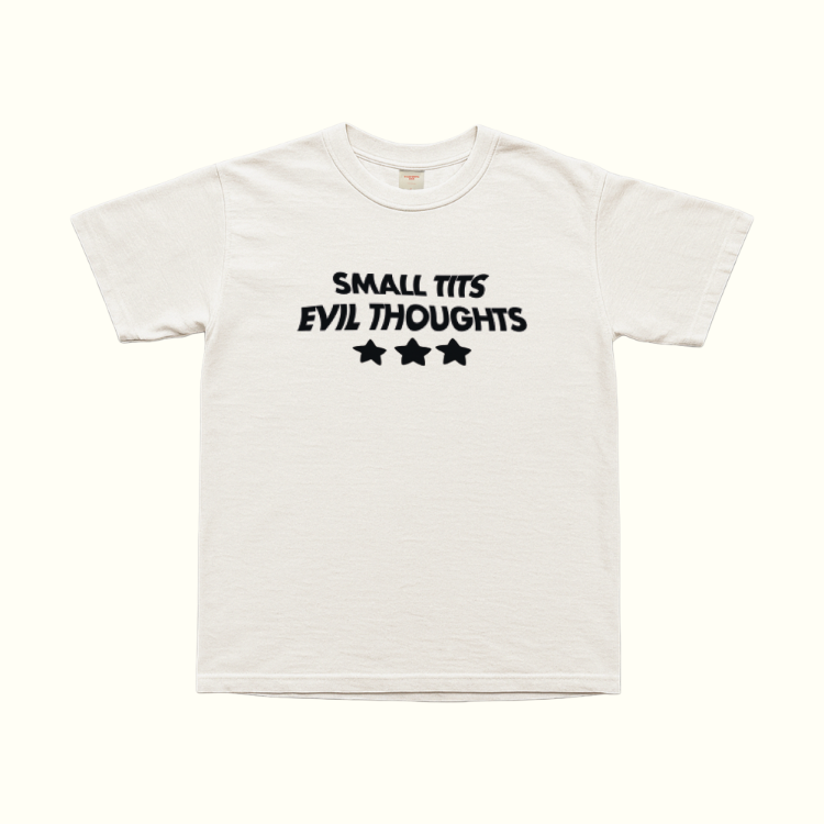 Small Tits Evil Thoughts T-Shirt