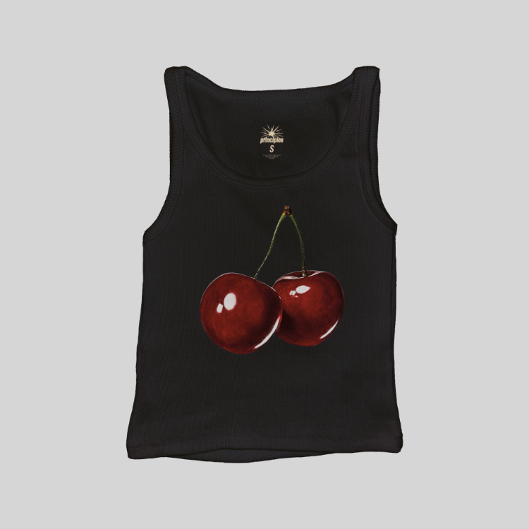 Cherries Fitilli Askılı Üst Atlet