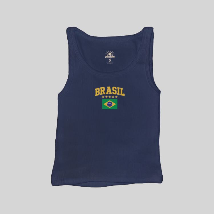 Brasil Fitilli Askılı Üst Atlet