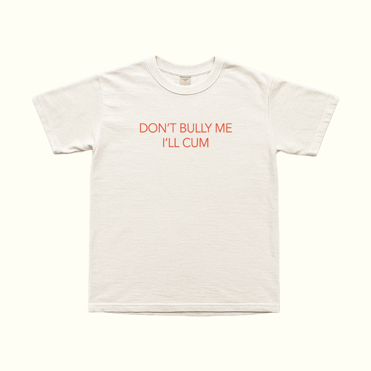 Don't Bully Me I'll Cum T-Shirt