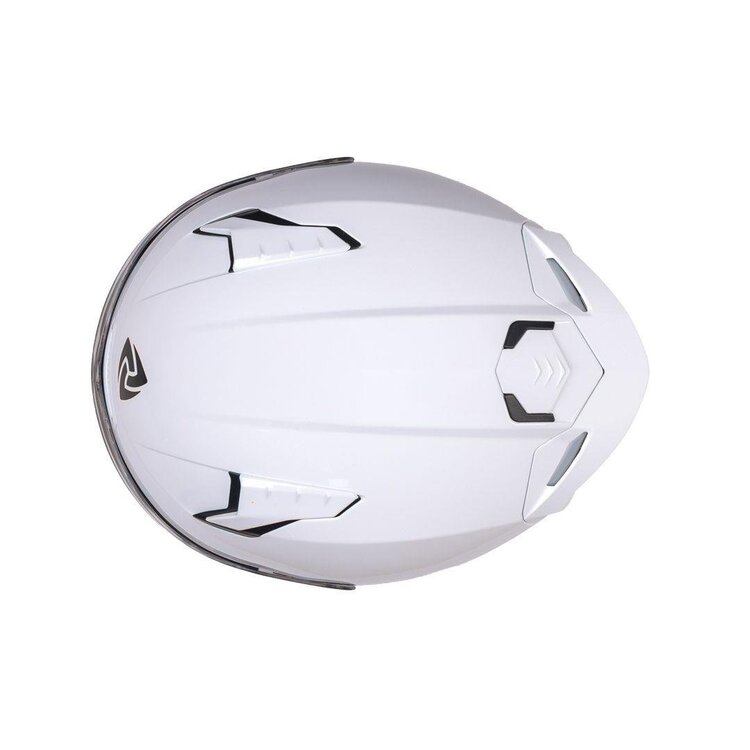 Nukro B-506 Solid Gloss White Kapalı Kask