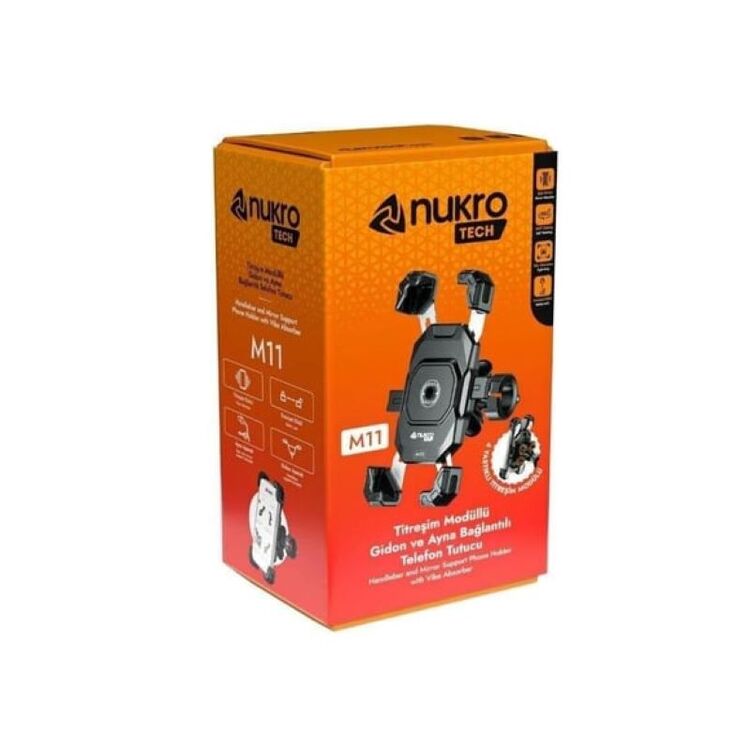 NUKRO TECH M11 TİTREŞİM MODÜLLÜ TELEFON TUTUCU