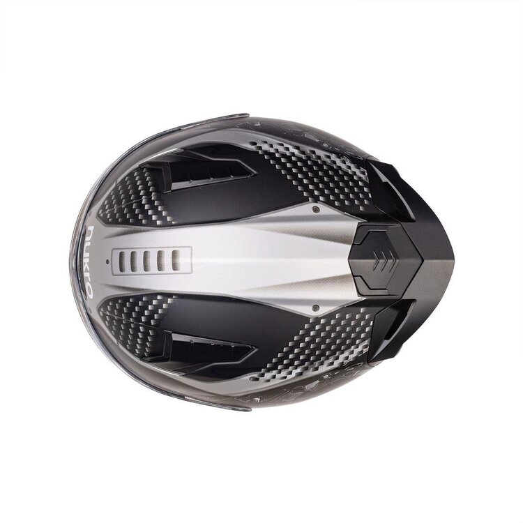 Nukro B-506 Level Black-Grey Kapalı Kask