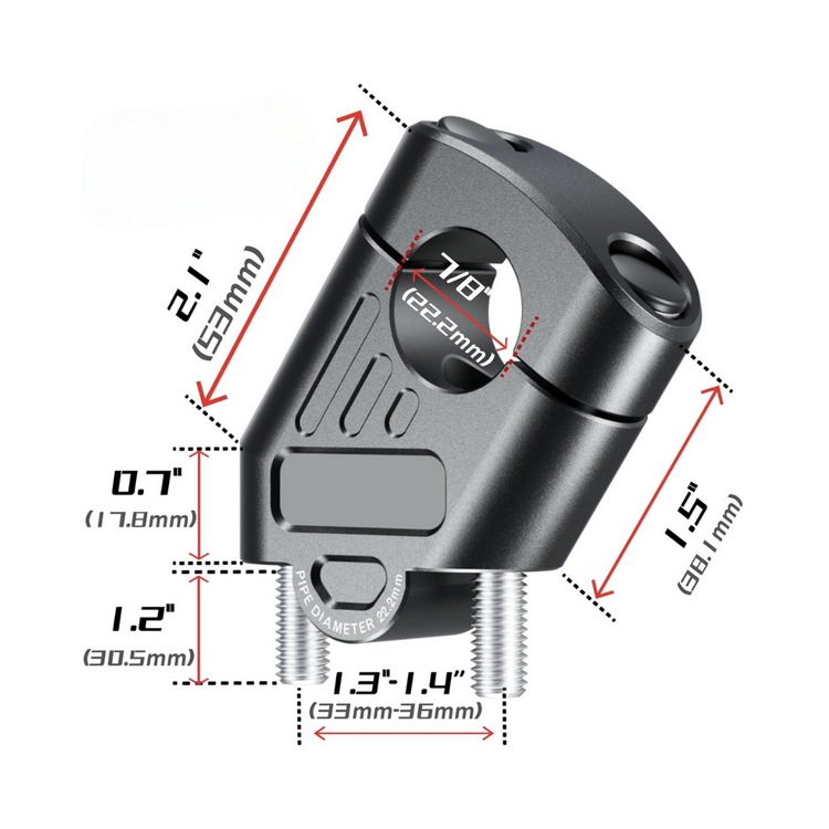 22mm Gidonlar İçin Gidon Yükseltme