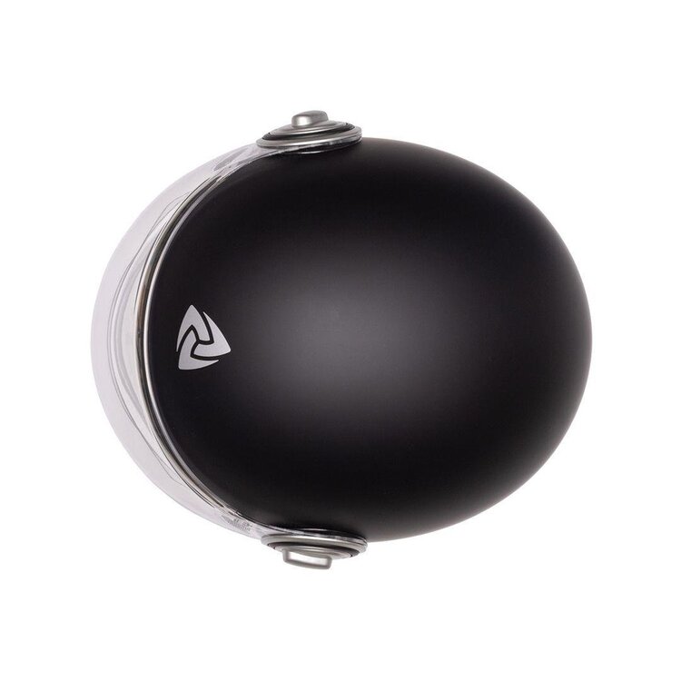 Nukro B-108 Solid Matt Black Açık Kask