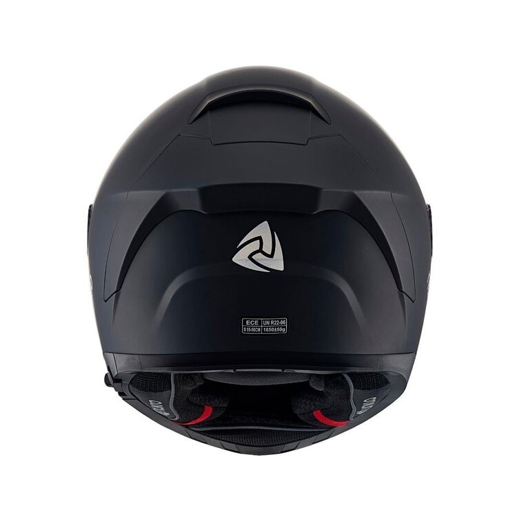 Nukro YM-853 Solid Matt Black Kask