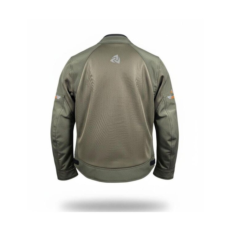 Nukrowear Jasper Asker Yeşili Softshell Erkek Motosiklet Ceketi