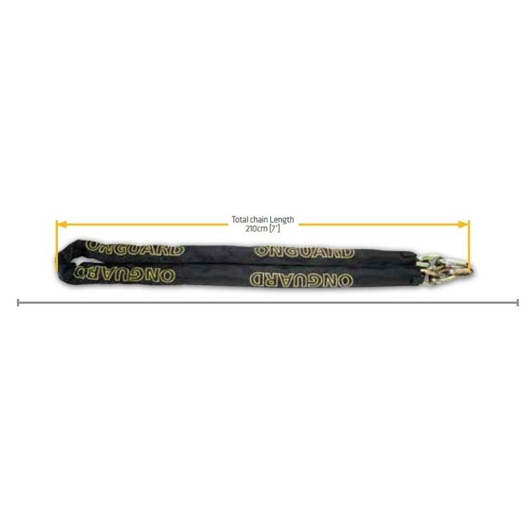 Onguard Anahtar Kilitli Beast Zincir 8018L 210cm x 12mm