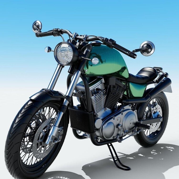 Nukrotech RM-303 Alüminyum Motosiklet Gidon Dikiz Aynası
