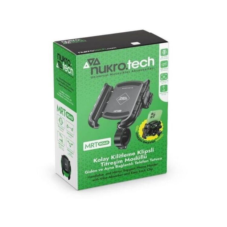NUKRO TECH  MRT ROAD TİTREŞİM MODÜLLÜ TELEFON TUTCU 