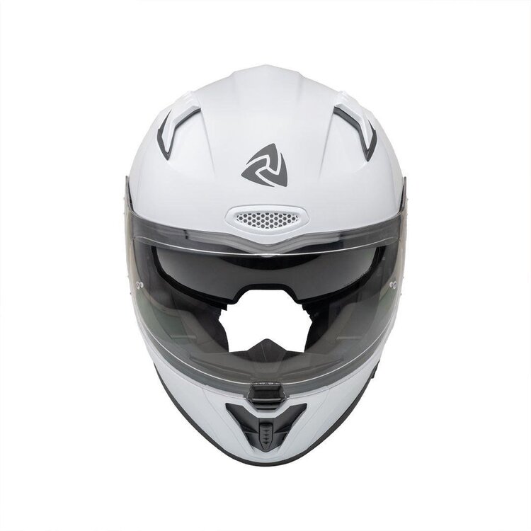 Nukro B-506 Solid Gloss White Kapalı Kask