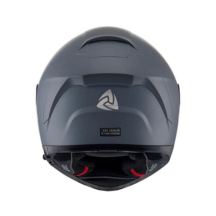 Nukro YM-853 Solid Matt Silver Kapalı Kask