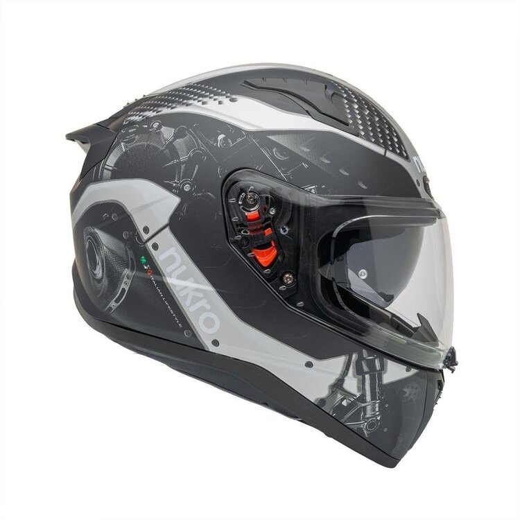 Nukro B-506 Level Black-Grey Kapalı Kask