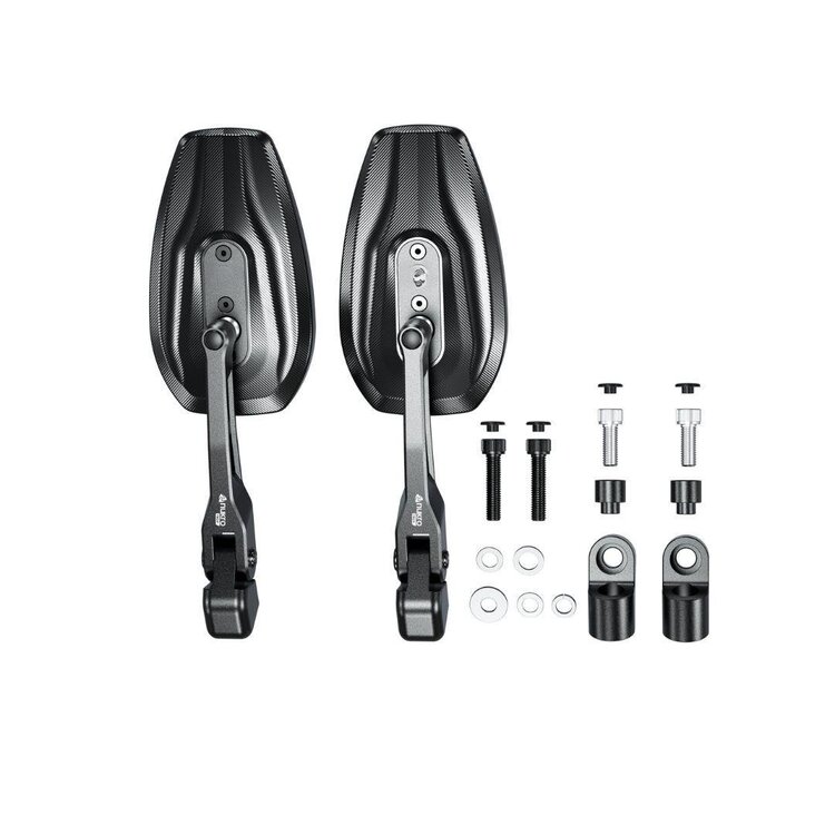 Nukrotech RM-101 Katlanabilir Alüminyum Motosiklet Dikiz Aynası