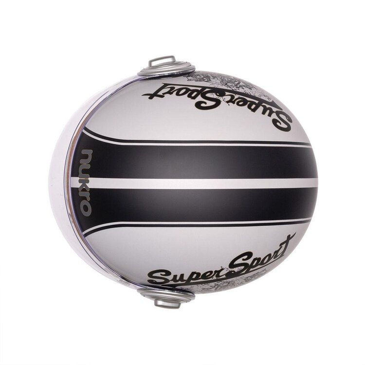 Nukro B-108 Super Sport Grey-Black Açık Kask