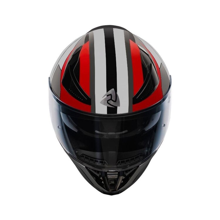 Nukro YM-853 Shine Red White Kask