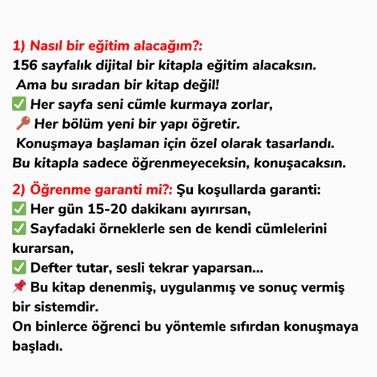 Sıfırdan İngilizce Konuşma Rehberi (Şu Ana Özel C1 Seviyesi Hediye)