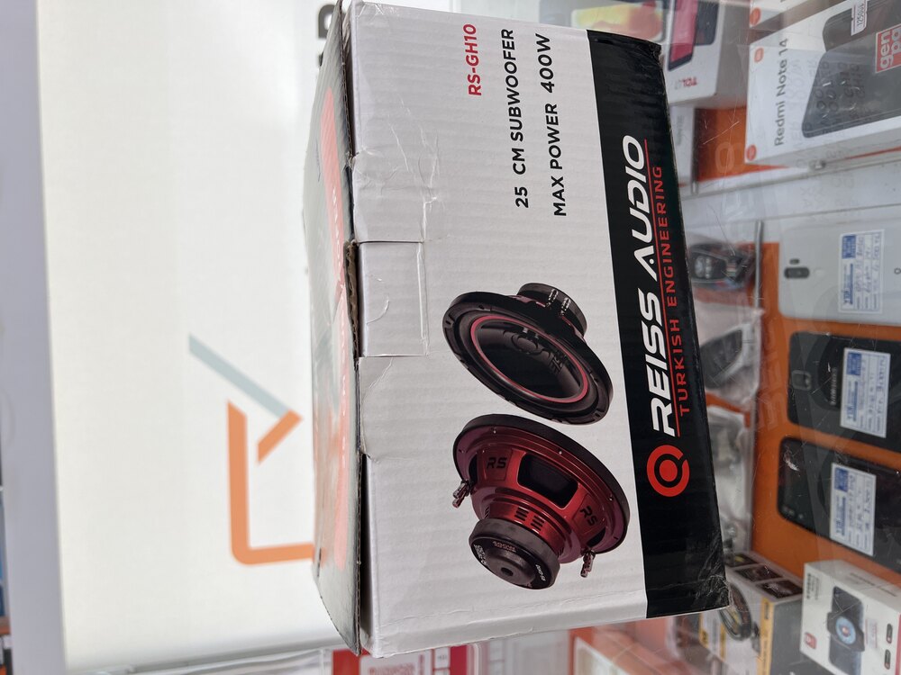 Reiss rs-gh10 25 cm subwoofer 400 watt çift bobin sıfır garantili