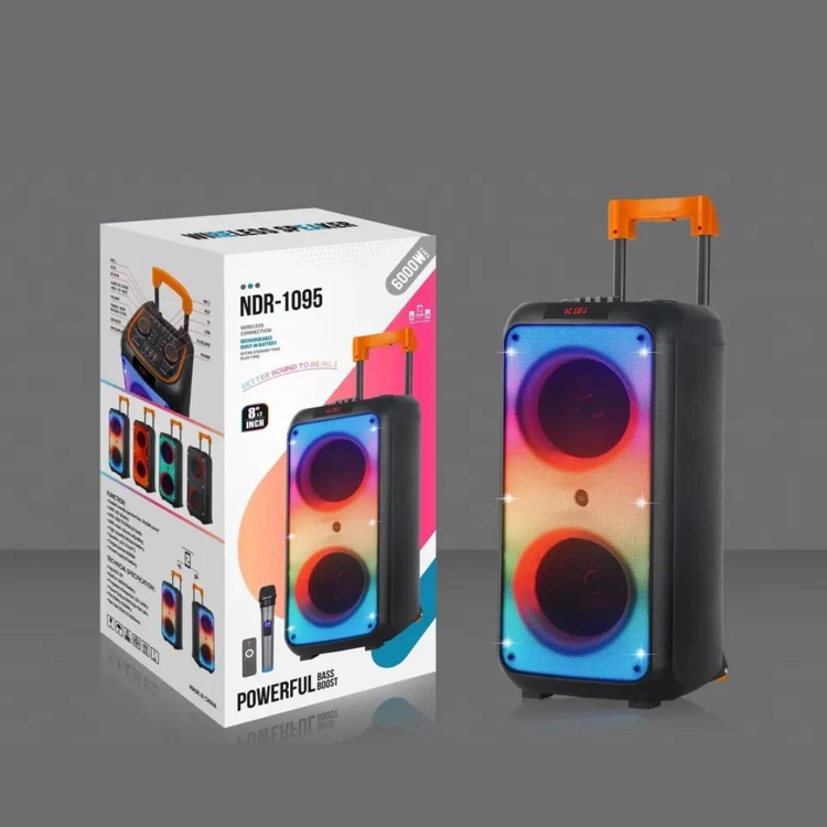 Ndr 1095 ultra bass özellikli karaokeli kumandalı rgb ses bombası